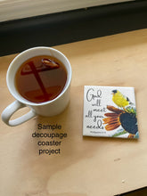 Goldfinch on a Sunflower, Bible Verse, "God will meet all your needs" Decoupage Sheet, Rice Paper D22