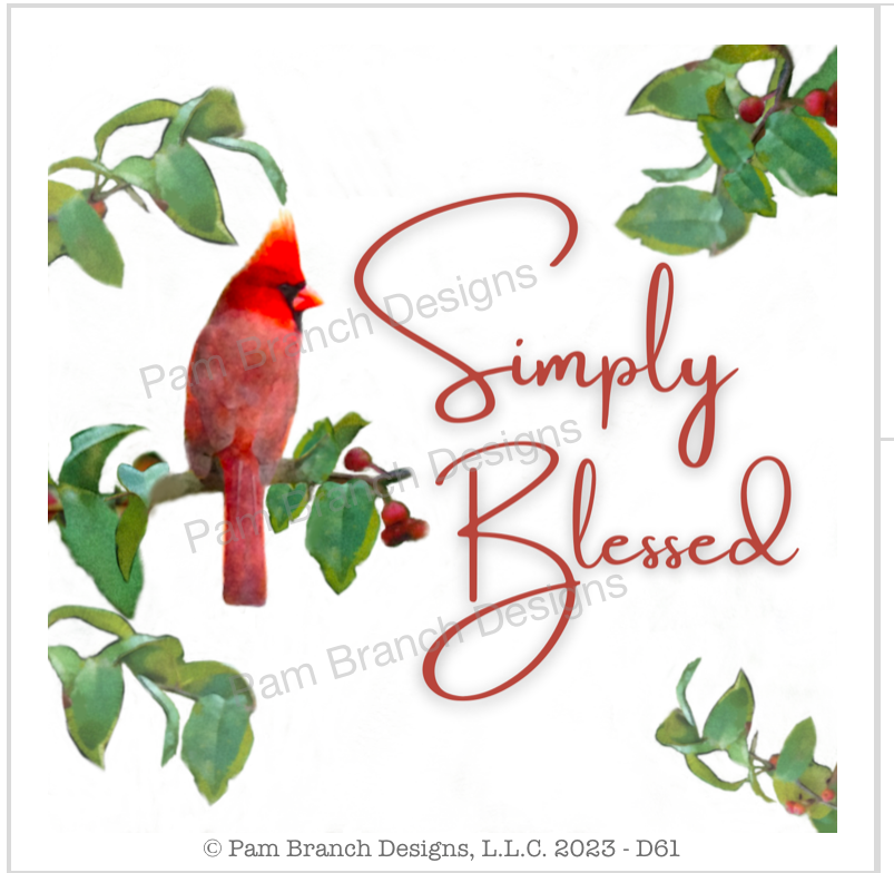 Decoupage paper with the words