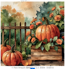 Rice Paper for Fall, Great for DIY Coaster projects, 8 pack, Pumpkins Decoupage Sheet, D120
