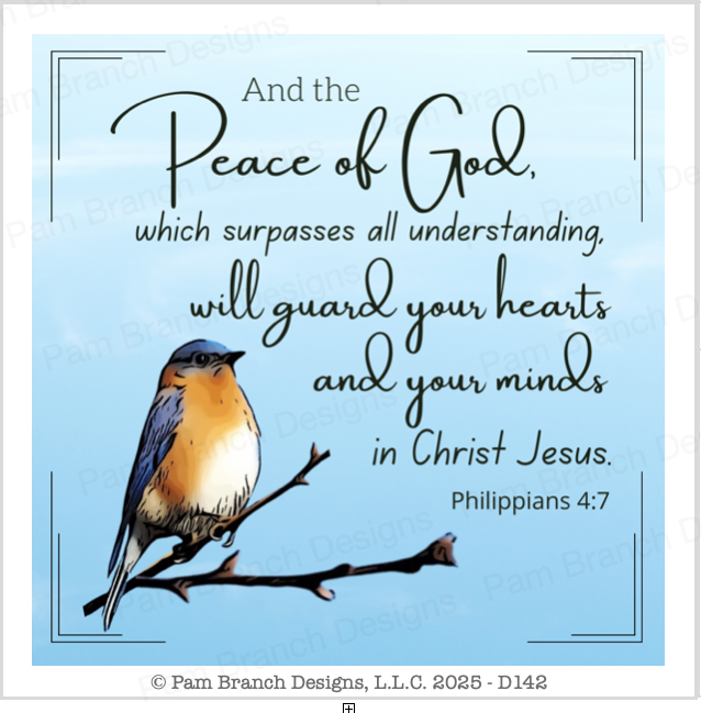 Decoupage Rice Paper, Bluebird on a Branch, Christian Craft,