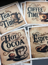 Variety Pack of Rice Paper for Decoupage "Espresso", "Coffee Time", "Hot Cocoa", and "Tea Time"  bundle, Two of Each D146