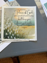 Spring lily of the valley rice paper for decoupage, The peace of God, Philippians 4:7, Christian craft, D580