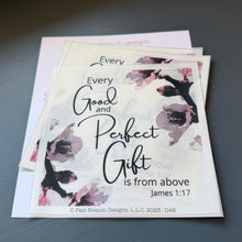 Every Good and Perfect Gift - Decoupage Sheet, Bible Verse Paper D48