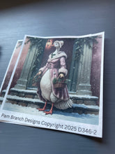 Decoupage Rice Paper Variety Pack – Victorian Christmas Goose Set of 4 Designs, Arts and Craft Bundle Supply, D346