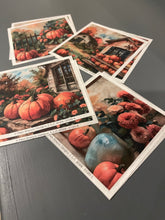 Rice Paper Bundle for Fall, Great for DIY Coaster projects, 8 pack, Pumpkins Decoupage Sheet, D120