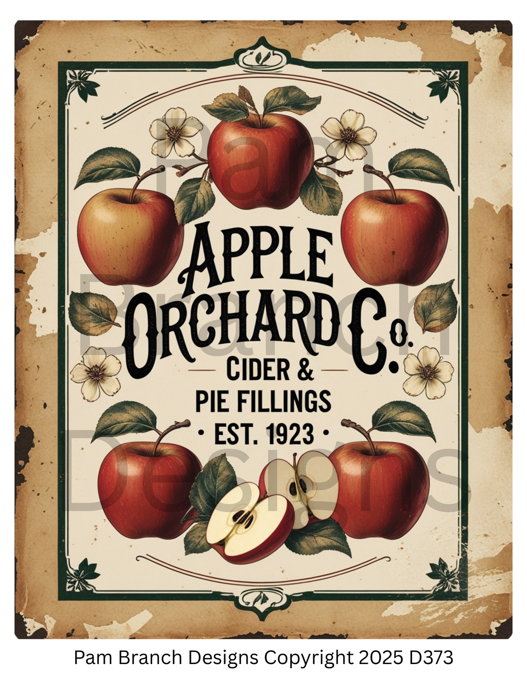 Decoupage Rice Paper, Vintage Harvest Label Rustic Farmhouse Design, fall craft supply D373