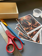Decoupage Rice Paper – Two Women by Campfire in Autumn Woods D266