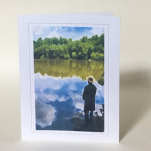 River Greeting Cards, River Scape, Encouragement Card, 4 Pack, Gift of Nature, Nature Card, Thinking of You, Miss You, Father's Day, Fishing Card #C17